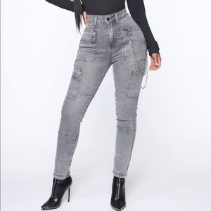 Grey Fashion Nova jeans